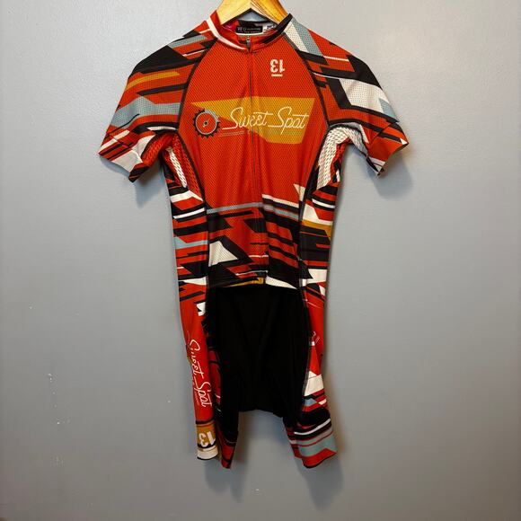 Vie 13 Warrny Kustom Apparel Womens Cycling Suit Padded Seat Large Sweet Spot - Picture 2 of 11